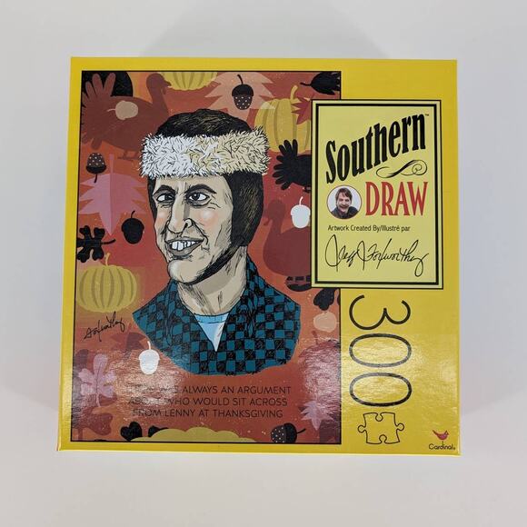 Cardinal 300 Large Piece Southern Draw "Lenny" by Jeff Foxworthy Jigsaw Puzzle - Picture 5 of 13